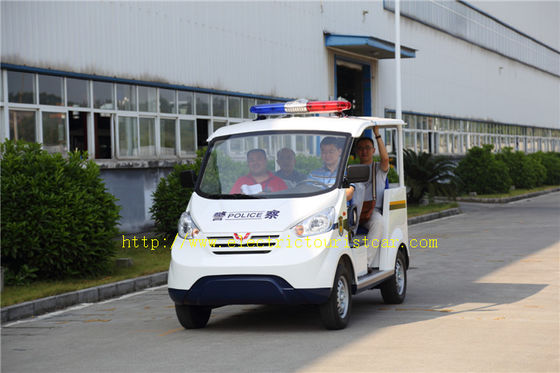 China Multikleur 4 Passagiers Elektrische Patrouillewagen voor het Licht van de Veiligheidscruise voorzichtig leverancier