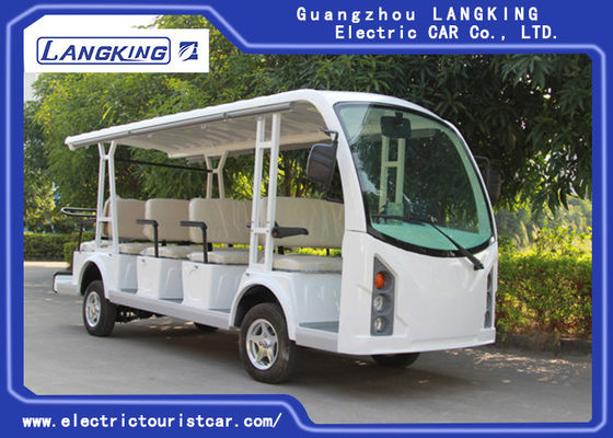 China de Pendelbus van de 14 zetelsbatterij de Elektrische Chinese Minibus van de Sightseeingsauto voor Hotel leverancier