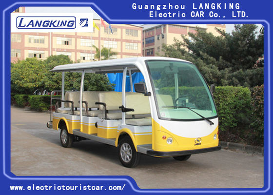 China De groene/Witte Roestvrije Lichaam Elektrische Reis van de Sightseeingsbus 1 Jaargarantie leverancier