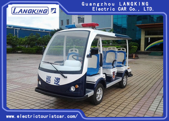 China De aangepaste Patrouillewagen van de Ontwerp Elektrische Politie, Vierwielige Golf Elektrische Kar leverancier