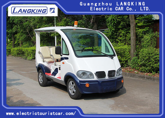 China Wit Elektrisch de Voertuigen48v gelijkstroom Systeem van de Veiligheidspatrouille met Kleine Hoogste Seater-Sightseeingsauto Licht/4 leverancier