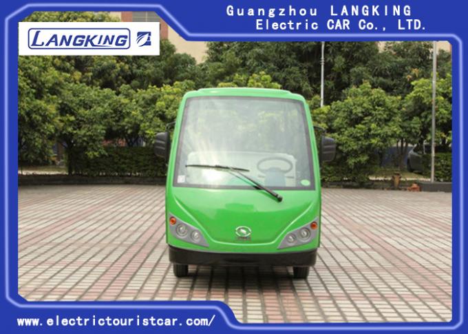 8 van de de Toeristenauto van Seater Groene Elektrische Mini de Reisbus 18% die Capaciteit beklimt 0