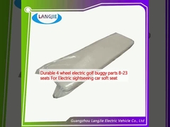 Duurzame 4 wielen elektrische golf buggy onderdelen 8-23 zitplaatsen Voor elektrische sightseeing auto zachte stoel