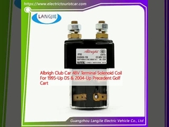 Albrigh Club Car 48V Terminal Solenoïde spoel voor 1995-Up DS & 2004-Up Precedent Golf Cart