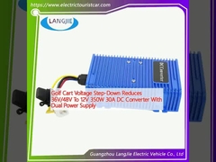Golfkar Spanning Stap-Down Vermindert 36V/48V tot 12V 350W 30A DC Converter Met Dual Power Supply