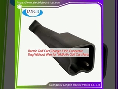Elektrische golfkarretjeslader 3 pin connector plug zonder draad voor YAMAHA golfkarretjes onderdelen