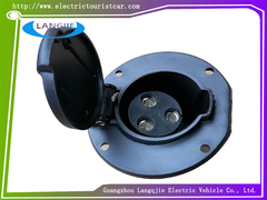 Zwarte cirkelvormige laadbuis EAGLE Tour Bus onderdelen