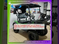 Club Car Precedent Golf Cart AC Motor 2 zitplaatsen Elektrische Golf Car Met Batterij Voor Resort Car