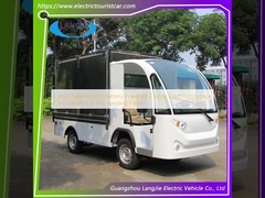 Cargo Type Airport Battery Powered 2 Seats Electric Baggage Cart Freight Car Voor het verzenden van voedsel