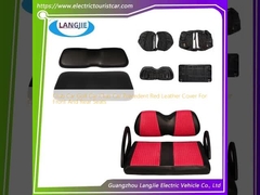 Club Car Golf Car Club Car Precedent Rood leer hoesje voor en achterste stoelen