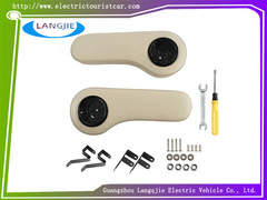 Golf autocomponenten club auto achterste stoel armsteun met cup holder