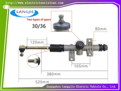 Elektrische golfkar LVTONG Sightseeing Car stuurwiel assemblage