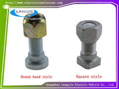 Twee optioneel anti-breuk en anti-slip EZGO bandenmoeren schroeven golfkar componenten