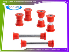 Club Car voor- en achterstalen plaatvoering, ophanghaak en klittenband, geschikt voor golfkarren