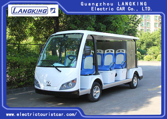 China 11 passagier Elektrische Sightseeingsbus/Toeristenbus voor Musement-Park, Tuin leverancier