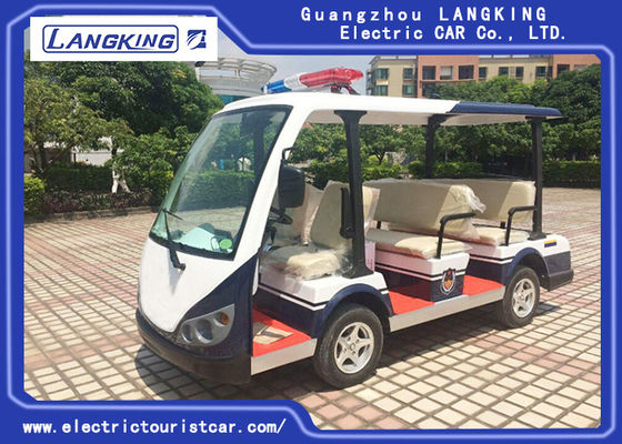 China Ce-Goedkeuring 48 Volt Elektrische Auto, Elektrische Patrouillevoertuigen 8 Comfortabele Zetels leverancier