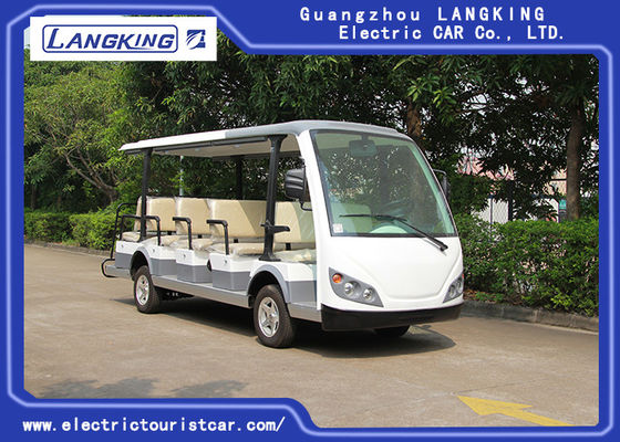 China Kleine Elektrische Pendelauto, 14 Mensen Elektrische Sightseeingsbus Max.Speed 28 km/h leverancier