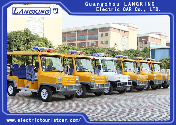 China 5 de Elektrische Patrouillewagen van Seater, Elektrisch aangedreven Nutskarren met Groot Licht op Dak leverancier