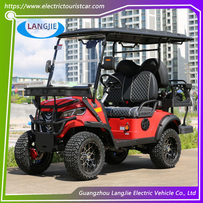 Goede prijs. 4 Wheel Electric Golf Cart 4 Seats Resort Car AC Motor Electric Car Tour voor Hotel online