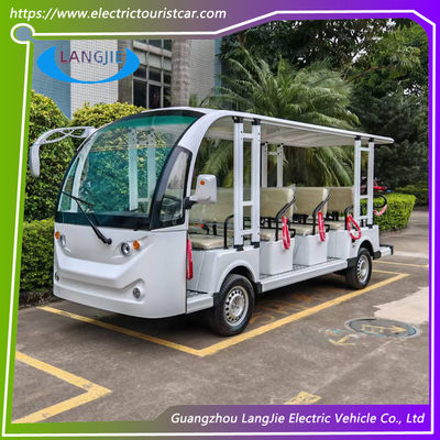 Goede prijs. 14 zitplaatsen Nieuwe elektrische stadsbus AC motor 72V elektrische personenauto's voor parkeren online