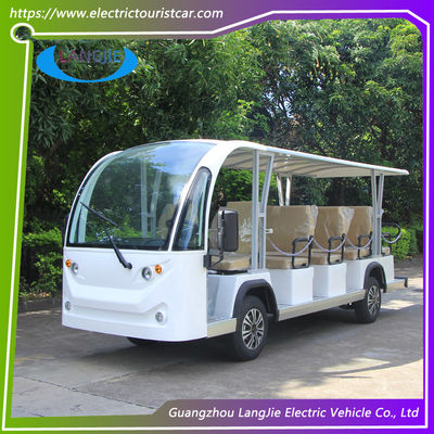 Goede prijs. Vier wielen 14 zitplaatsen elektrisch personenauto 72V 7.5kw wisselstroommotor voor parkeren online