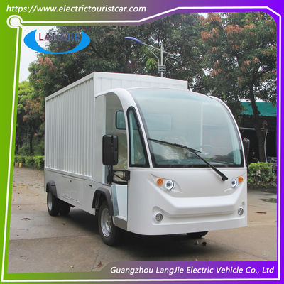 Goede prijs. 2 personen elektrische mini truck met dak 5 kW krachtige motor linkshandige aandrijving voor hotel online