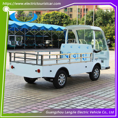 Goede prijs. 2 zitplaatsen Elektrische bagagewagen AC motorcontroller 48V elektrische vrachtwagen voor hotel online