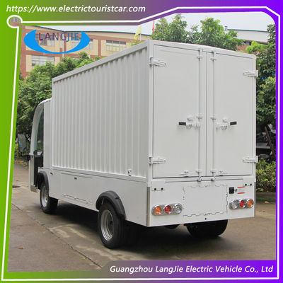 Goede prijs. 2 zitplaatsen 1200 kg kleine elektrische bagagewagen AC motor 72V elektrische vrachtwagen voor het vliegveld online