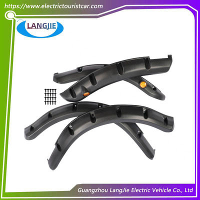 Goede prijs. DS Voor- en achter C-type zwart wiel wenkbrauw platte noedels wordt gebruikt voor CIub auto golfkar online