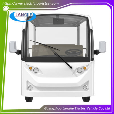 Goede prijs. 14 zitplaatsen elektrische toeristische auto en efficiëntie met AC motor controller voor kinderbus 72V 7.5KW online