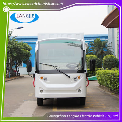 Goede prijs. 2 zitplaatsen elektrische bezorgkar 72V 7.5KW wisselstroom kleine batterij aangedreven utility voertuigen voor parkeren online