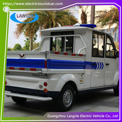 Goede prijs. 5 zitplaatsen elektrische auto 72V elektrisch aangedreven utility wagens met groot licht op het dak online