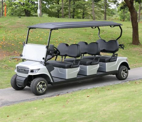 Goede prijs. White Color 48V 5KW AC Motor Electric Golf Cart With 6 Seats For Golf Courses And Resorts online