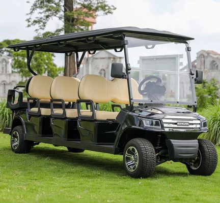 Goede prijs. 8 Seats Electric Golf Cart With 48V Battery And 30% Gradeability For Golf Courses And Tourist Resorts online