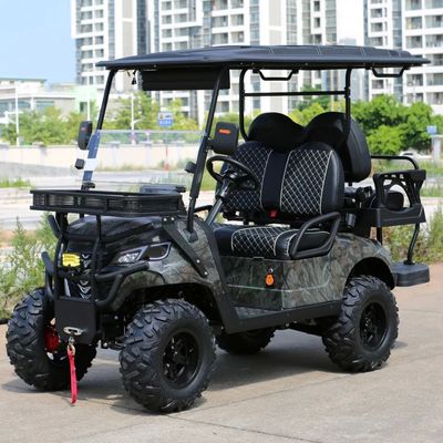 Goede prijs. 4-Seat Electric Golf Cart With 14-Inch Off-Road Tires Q235 High-Strength Chassis And 10-Inch Multimedia Screen online