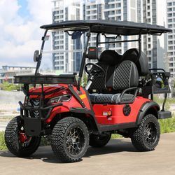 Goede prijs. New Model Electric Golf Cart with 14-inch Wheels Q235 Chassis and 10-inch Display for Comfort Driving online