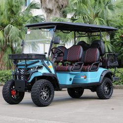 Goede prijs. Luxury 6 Seater Electric Golf Cart with 72V/48V Lithium Battery 40km/h Max Speed and 80km Range online