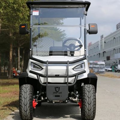 Goede prijs. 4 Seats Electric Golf Cart With Cargo Box 48V Maintenance-Free Battery And High-Strength Chassis online