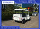 4 Patrouillewagen van de het Golfkar van Seater de Elektrische voor de Auto voorzichtig Licht van de Veiligheidscruise leverancier