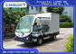 Achterbank Elektrische Goederenwagon/Elektrische Vrachtwagenbestelwagen met ladingslading 450KGS Max.Speed 28km/H leverancier