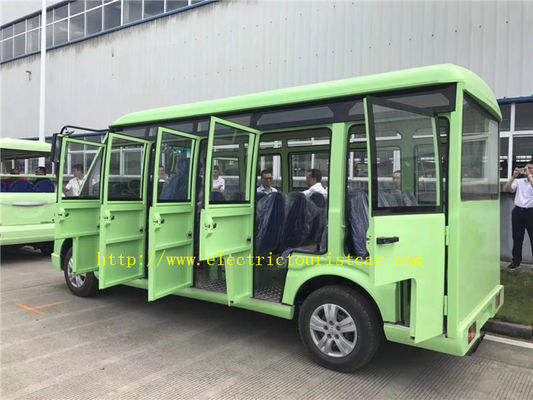 18 Zetels Elektrische Sightseeingsbus, de Bus van de Schoolpendel met Deuren 30 Km/H