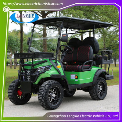 Nieuw ontwerp Kleurenoptie Elektrische golfkarretjes 4 zitplaatsen 48V Elektrische clubwagen Energie Groene auto