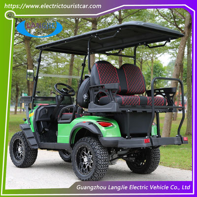 Nieuw ontwerp Kleurenoptie Elektrische golfkarretjes 4 zitplaatsen 48V Elektrische clubwagen Energie Groene auto