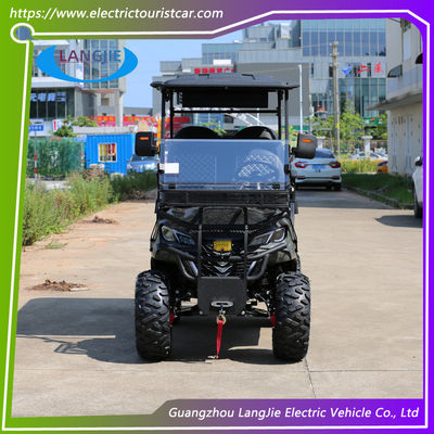 Goede prijs. 2+2 zitplaatsen Lifted Club Car Electric Battery Golf Buggy Jachtwagen Met DOT online