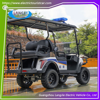 Op maat gemaakte Street Legal elektrische golfkarren 4 zitplaatsen accu aangedreven golf buggies