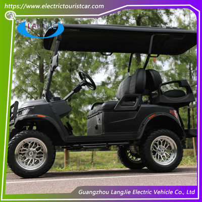 Geheven vier wielen clubwagen golf buggy wagen 4 zitplaatsen elektrische clubwagen presidentiële golf wagen