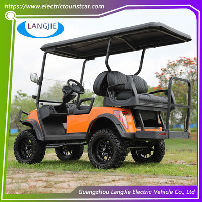 4 wielen elektrische golfkar 48V AC motor kleur optie clubwagen voor park golfbaan