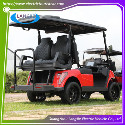 4 personen 48V opgeheven golfkar CE-certificering 5kw Off Road Nieuwe stijl elektrische auto golfkar