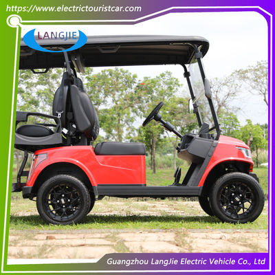 4 zitplaatsen Mini Electric Golf Cart 5KW AC Motor Club Cart Golf Buggy met accu