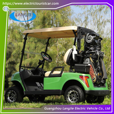 Safety Electric Golf Buggy 2 zitplaatsen elektrische auto AC motor met gratis onderhoud zuurbatterij